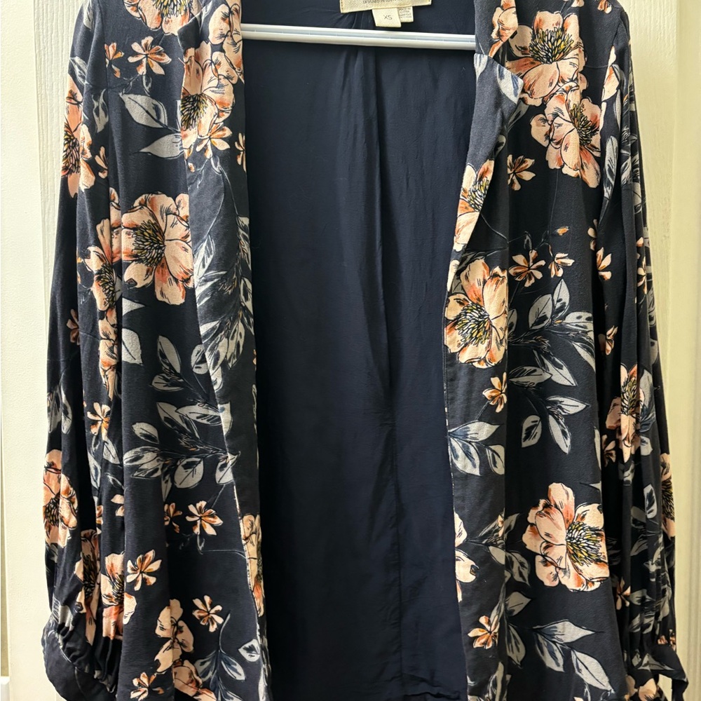 Floral Kimono Cardigan/Blazer